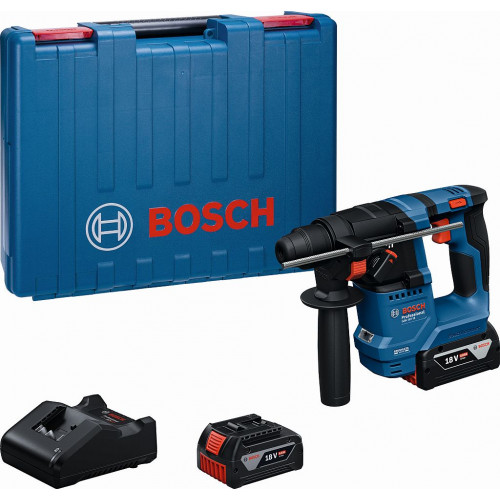 BOSCH GBH 18V-18 PROFESSIONAL Fúrókalapács SDS plus rendszerrel, 2× GBA 4,0 Ah 0611927002