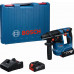 BOSCH GBH 18V-18 PROFESSIONAL Fúrókalapács SDS plus rendszerrel, 2× GBA 4,0 Ah 0611927002