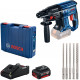 BOSCH GBH 180 LI PROFESSIONAL Akkus fúrókalapács SDS Plus (18V/1x4,0Ah) koffer 0615990M9C