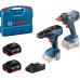 BOSCH Akkus kombó szett GDX 180-LI + GSR 18V-50 (18V/2x5,0Ah) 0615990N3F