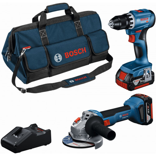 BOSCH PROFESSIONAL 18 V Szerszámgép szett GSR + GWS + (2x4,0Ah+GAL, táska) 0615A5007N BOSCH PROFESSIONAL 18 V Szerszámgép szett GSR + GWS + (2x4,0Ah+GAL, táska) 0615A5007N