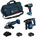 BOSCH PROFESSIONAL GBH + GSR + GWS + 2x5,0Ah 0615A500FL