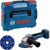 BOSCH GWS 18V-11 S PROFESSIONAL Akkus sarokcsiszoló, L-BOXX 0615A500FP