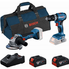 BOSCH PROFESSIONAL GSB 18V-45+GWS 18V-8+(2x GBA 4.0Ah,GAL 18V-40, táska) 0615V0001Y