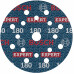 BOSCH EXPERT O780 Foil csiszolótárcsa, 125 mm, G180 2608902412