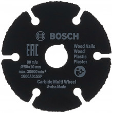 BOSCH Carbide Multi Wheel vágótárcsa 1600A01S5X