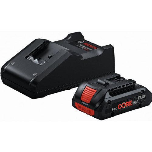 BOSCH ProCORE18V 4.0Ah + GAL 18V-40 PROFESSIONAL Töltő Készlet 1600A01U7U
