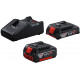 BOSCH 1 x GBA 18V 2.0Ah + 1 x GBA 18V 4.0Ah + GAL 18V-40 1600A01ZS9