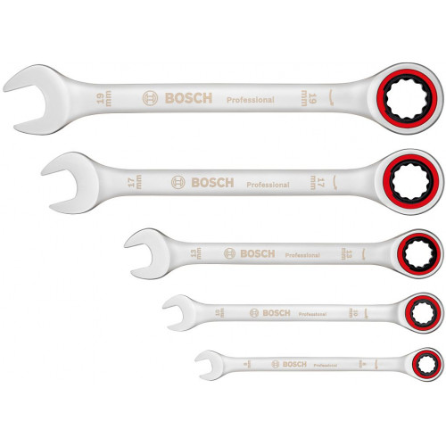 BOSCH Racsnis csavarkulcskészlet, 5 darabos PROFESSIONAL 1600A02Z3D
