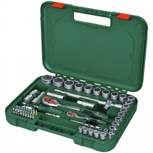 VÝPRODEJ BOSCH 1/4" + 1/2" racsnis szett 57 db 1600A02Z9G ÚJRACSOMAGOLT