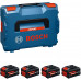 BOSCH EXPERT 4x EXBA18V-55 Akkuegység 1600A0373H