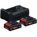 BOSCH Expert 2x EXBA18V-40 + GAL 12V/18V-80 Indulókészlet 1600A0373J
