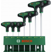 BOSCH T-markolatú torx csavarhúzó, 7 részes készlet 1600A039J2