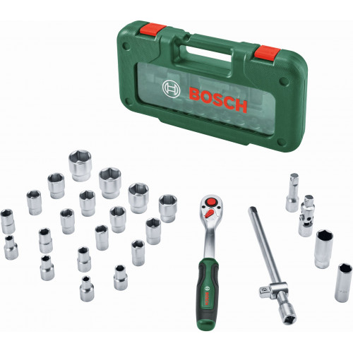 BOSCH 26 részes racsnis szett 1/2" 1600A039J7 BOSCH 26 részes racsnis szett 1/2" 1600A039J7