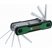 BOSCH Összecsukható imbuszkulcsok, 8 az 1-ben készlet 1600A039L7