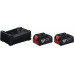 BOSCH 2x GBA 18V 5.0Ah + GAL 12V/18V-80 PROFESSIONAL Akkumulátor-töltő készlet 1600A03CH1