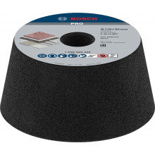 BOSCH PRO Metal kúpos fazékkorong, 90 x 110 x 55 mm, G30 1608600240