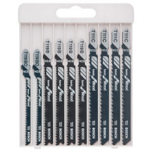 BOSCH 10 részes Basic for Wood szúrófűrészlap-készlet 2607010629