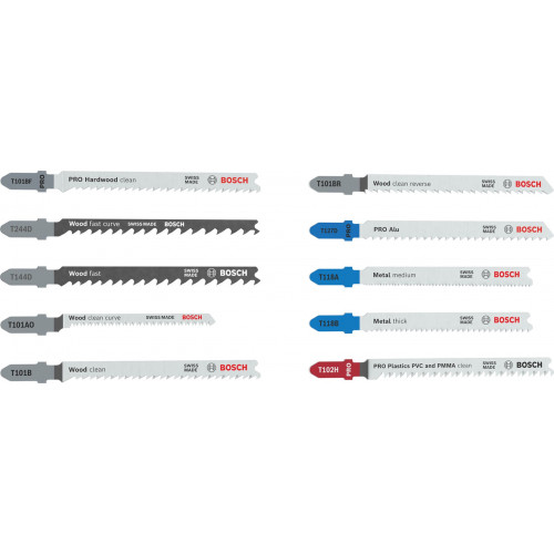 BOSCH Multi Material szúrófűrészlap-készlet, 10 részes 2607012073 BOSCH Multi Material szúrófűrészlap-készlet, 10 részes 2607012073
