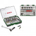 BOSCH Csavarbitkészlet, 27 részes, racsnival 2607017160