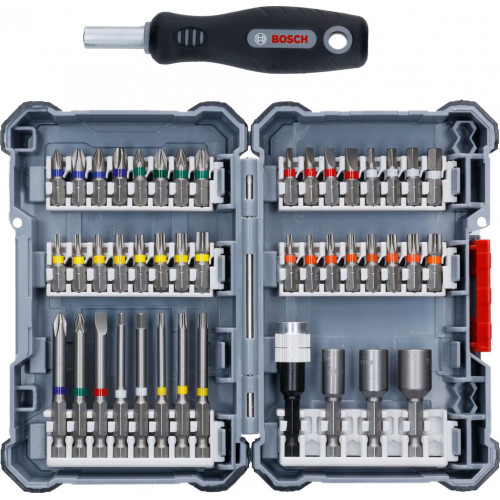 BOSCH 45 részes Pick and Click bit-és dugókulcs készlet 2607017692