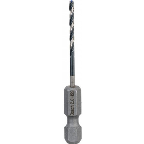 BOSCH HSS hatszögszárú spirálfúró, 2,0 mm 2608577045