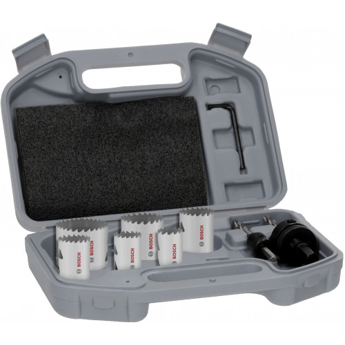 BOSCH Multi Material menetes körkivágó-készlet, 24; 27; 32; 35; 40; 52 × 40 mm 2608594614 BOSCH Multi Material menetes körkivágó-készlet, 24; 27; 32; 35; 40; 52 × 40 mm 2608594614