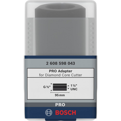 BOSCH Adapter gyémánt fúrókoronákhoz 1 1/4" UNC, G 1/2" 2608598043