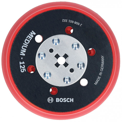 BOSCH Multiloch csiszolótányér, 125 mm, közepes 2608601332