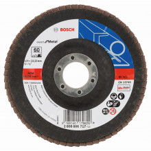 BOSCH Expert for Metal Fíber csiszolótárcsa X551, 125x22,23mm, 60, hajlított 2608606717