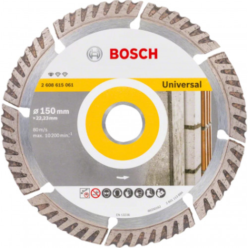 BOSCH gyémánt vágótárcsa Standard Univerzális 230 × 22,23 (10 db-os csomag) 2608615066
