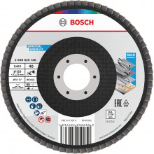 BOSCH X451 Lamellás tárcsa, 125 × 22,23 mm, G40, T27 2608626146