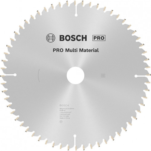 BOSCH PRO Multi Material körfűrészlap, 254 × 3,2 × 30 mm 2608640449