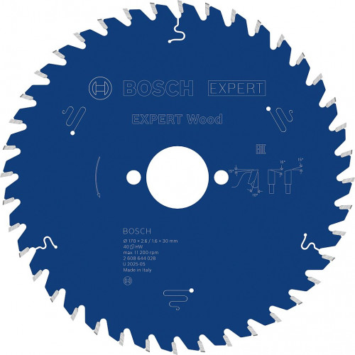 BOSCH Expert Körfűrészlap 170 x 30 x 2,6 mm, T40 2608644028
