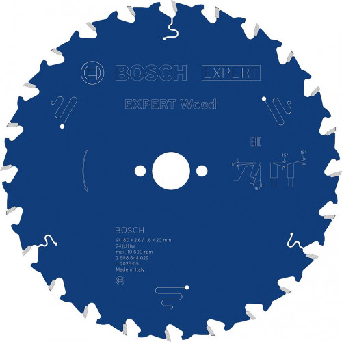 BOSCH Expert Körfűrészlap 180 × 2,6/1,6 × 20 mm, T24 2608644029