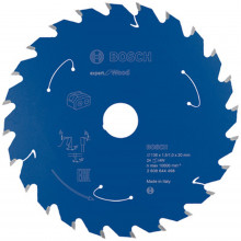 BOSCH Expert for Wood körfűrészlap akkus fűrészekhez, 136x1,5/1x20 T24 2608644498