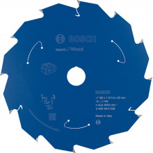 BOSCH Expert for Wood körfűrészlap akkus fűrészhez 165x20x1,5/1x12T 2608644506