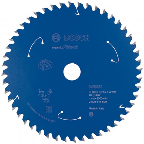 BOSCH Expert for Wood körfűrészlap akkus fűrészhez 165x20x1,5/1x48T 2608644509