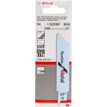 BOSCH S 522 BF Flexible for Metal szablyafűrészlap 5 Db 2608656011