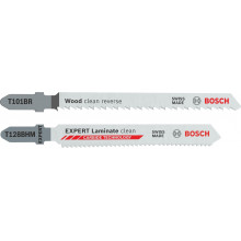 BOSCH T101BR és EXPERT Laminate clean T128BHM szúrófűrészlapok, 26 db 2608665463