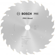 BOSCH PRO Wood cordless körfűrészlap 165x15,875x1,5/1,0x24T 2608837681
