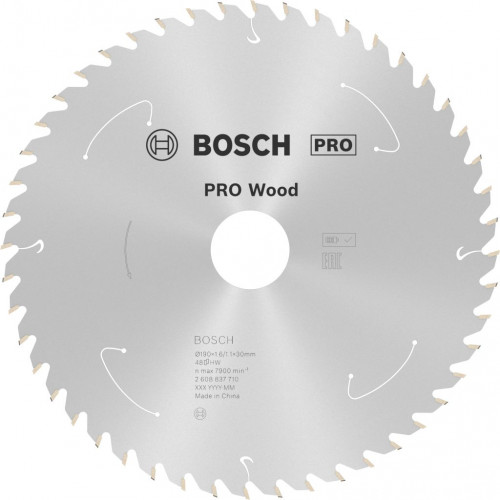 BOSCH PRO Wood cordless körfűrészlap 190x30/20x1,6/1,1x48T 2608837710