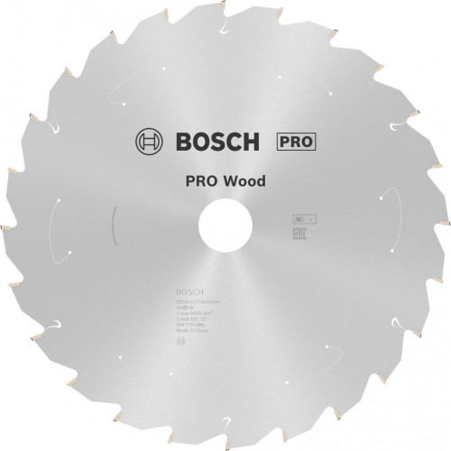 BOSCH PRO Wood cordless körfűrészlap 250x30x2,2/1,6x24T 2608837727