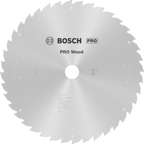 BOSCH PRO Wood cordless körfűrészlap 305x30x2,2/1,6x40T 2608837741