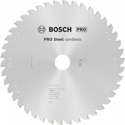 BOSCH PRO Steel cordless körfűrészlap, 203 x 1,8 x 25,4 mm 2608846859