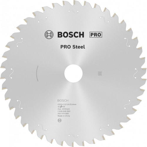 BOSCH PRO Steel Körfűrészlap, 203 x 2 x 25,4 mm 2608846860