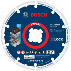 BOSCH EXPERT Diamond Metal Wheel X-LOCK vágótárcsa,125 x 22,23 mm 2608900533