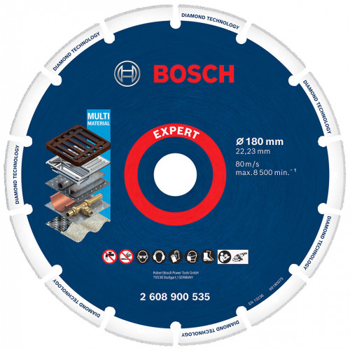 BOSCH EXPERT Diamond Metal Wheel vágótárcsa,180 x 22,23 mm 2608900535