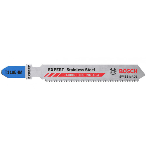 BOSCH EXPERT 'Stainless Steel' T 118 EHM szúrófűrészlap, 3 db 2608900562