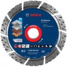 BOSCH EXPERT MultiMaterial gyémánt vágótárcsa, 150 x 22,23 x 2,4 x 12 mm 2608900661